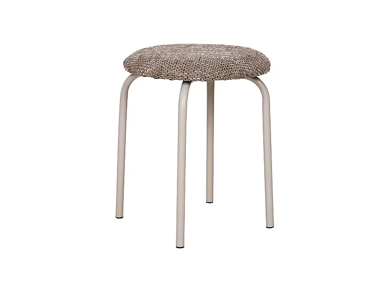 Poef Asmara, Bruin, 44x44x44 cm, EPIKASA