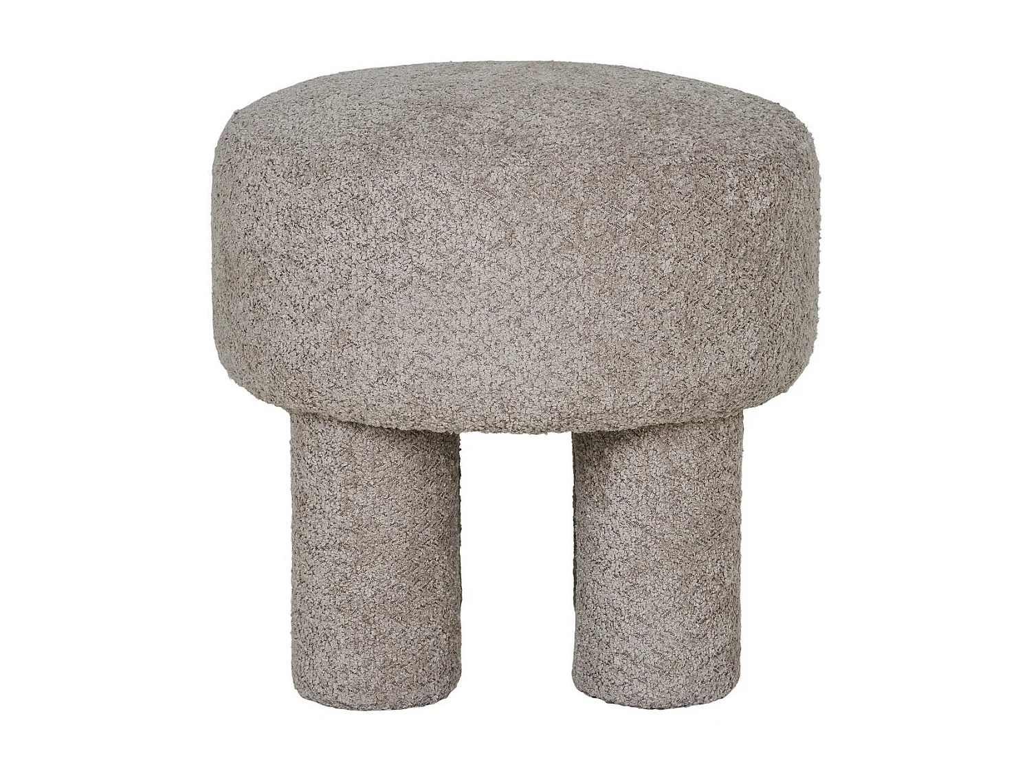 Pouf Perth, Gris, 43x43x43 cm, Epikasa