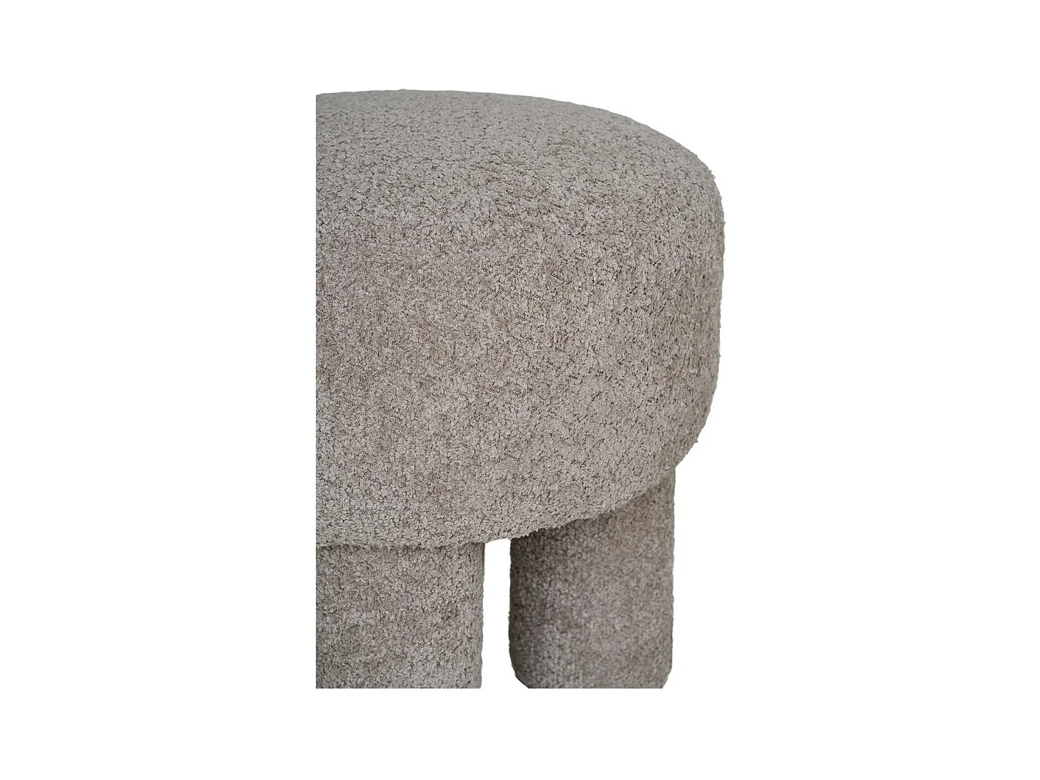 Pouf Perth, Gris, 43x43x43 cm, Epikasa