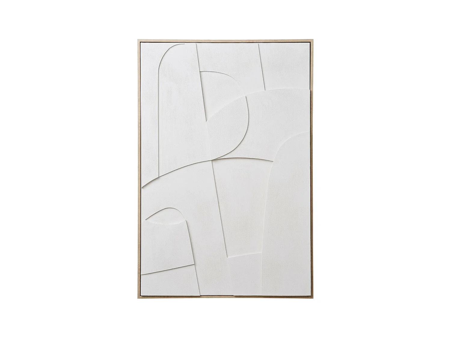 Impression sur Toile avec Cadre Madeline, Blanc, 60x3x90 cm, EPIKASA