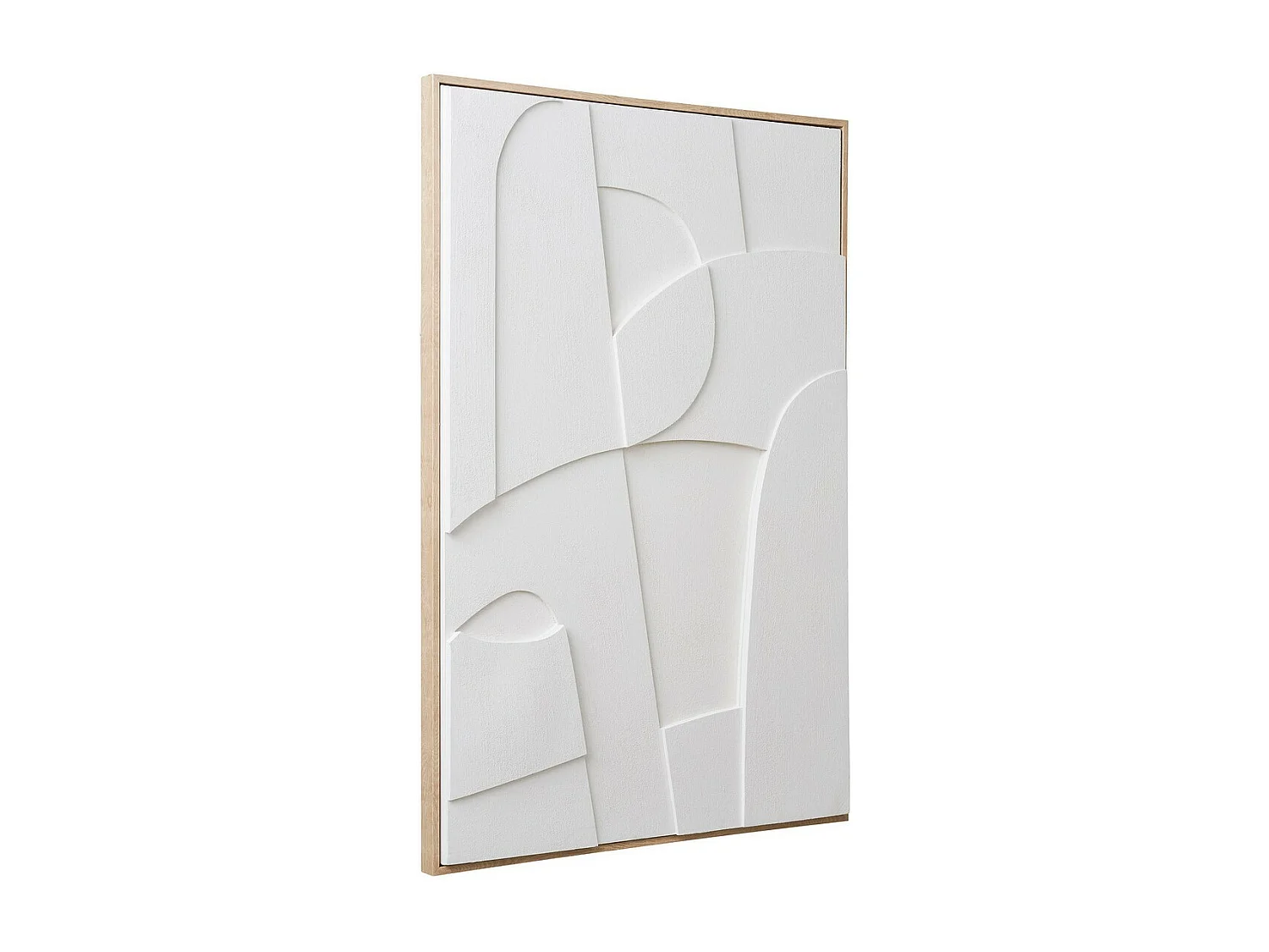 Afdrukken op Canvas met Lijst Madeline 1, Wit, 60x3x90 cm, Seven Design