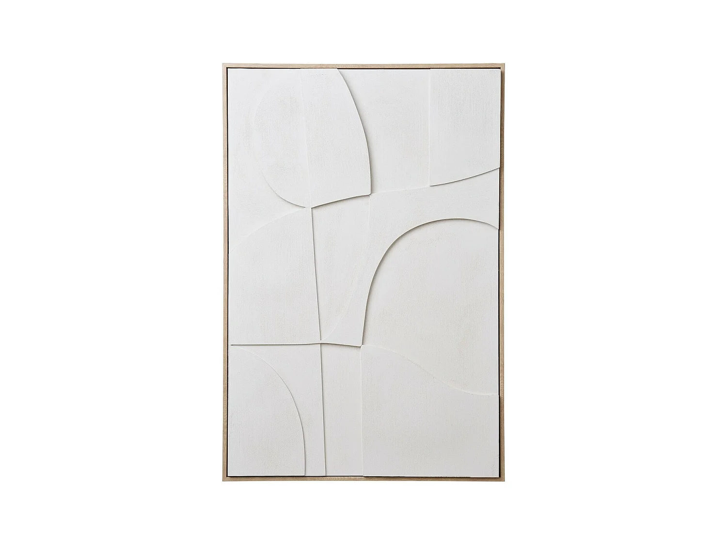 Impression sur Toile avec Cadre Madeline, Blanc, 60x3x90 cm, EPIKASA