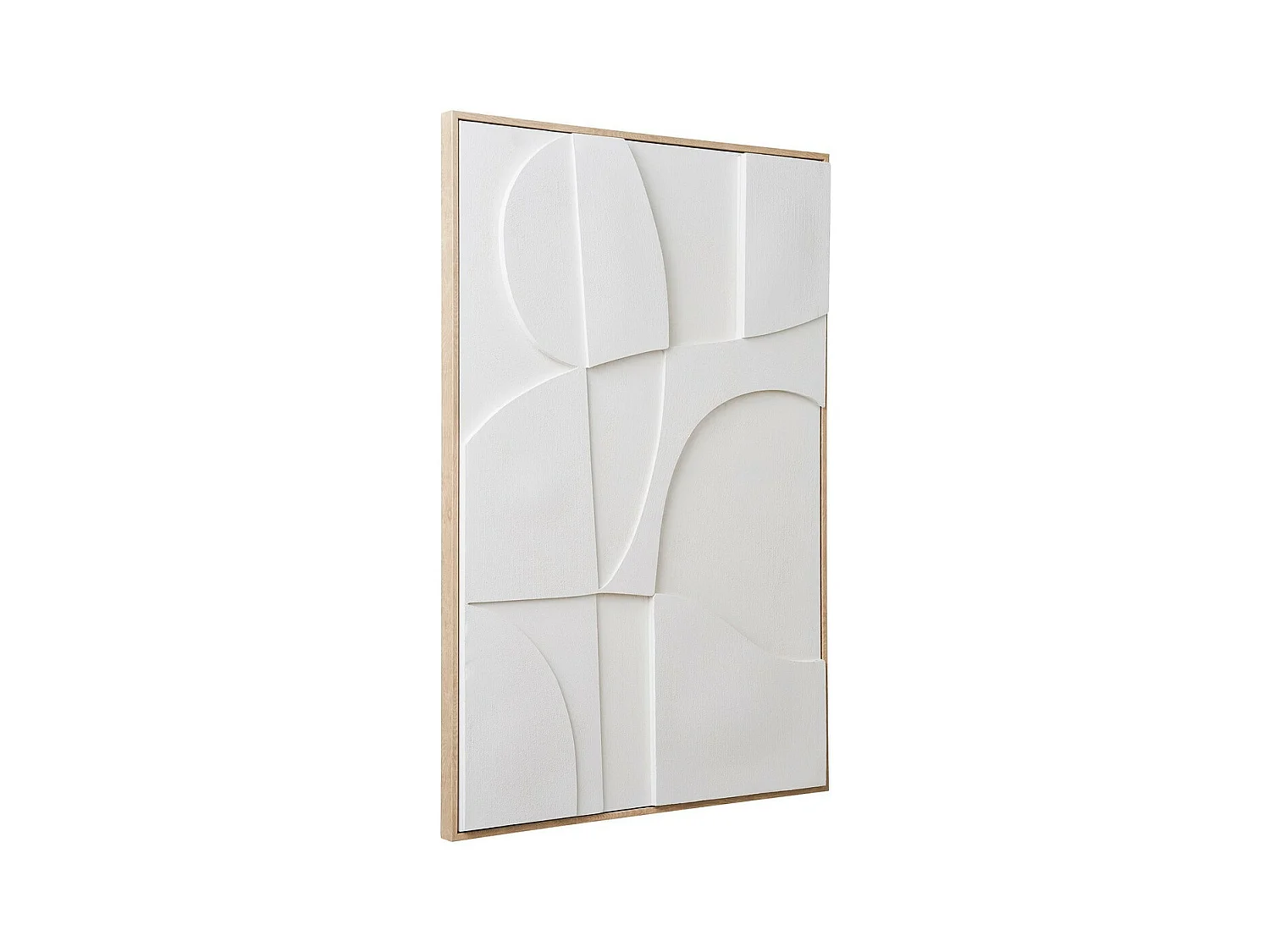 Afdrukken op Canvas met Lijst Madeline, Wit, 60x3x90 cm, EPIKASA