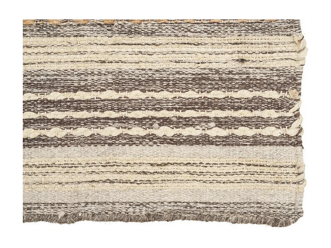 Tapis de Salon Rectangulaire Morena, Marron, 80x180x1 cm, Seven Design