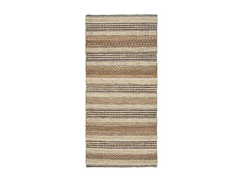 Prostokątny Dywan Morena, Brązowy, 80x180x1 cm, Seven Design