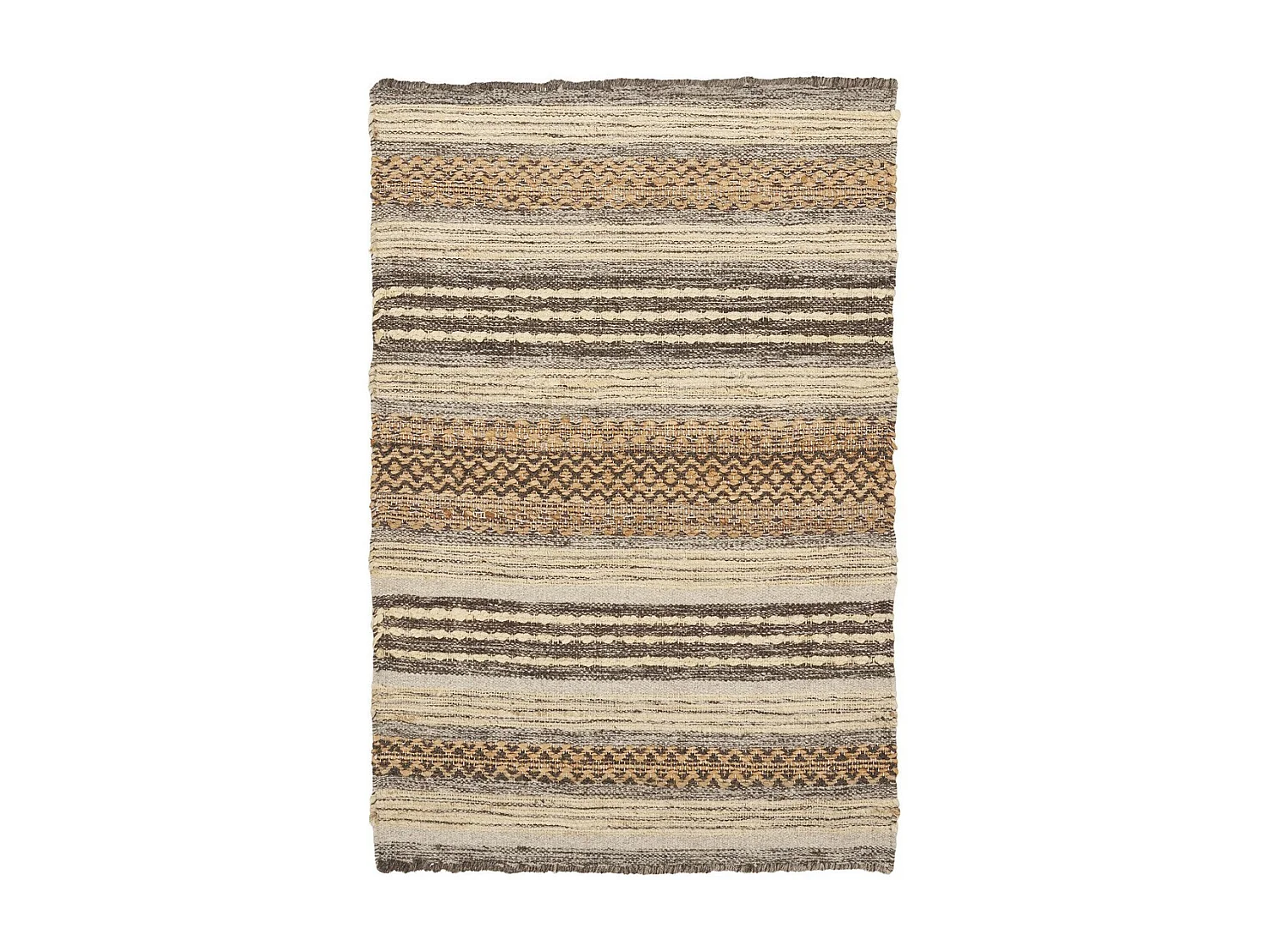 Tappeto Rettangolare Morena, Marrone, 60x90x1 cm, EPIKASA