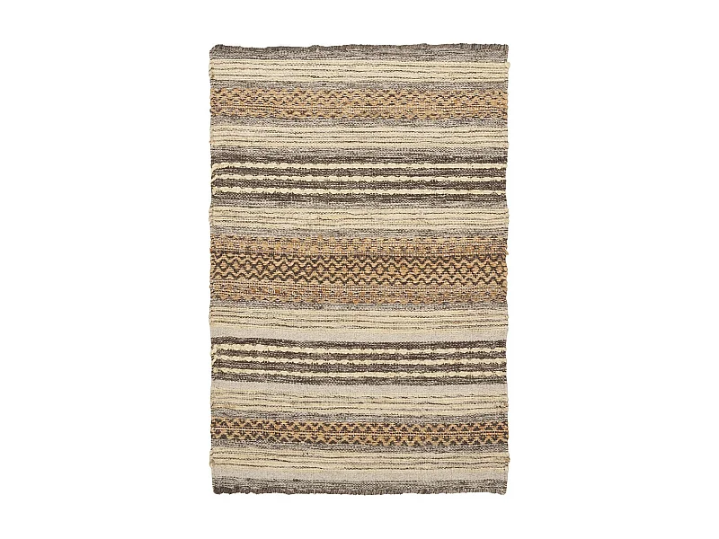 Prostokątny Dywan Morena, Brązowy, 60x90x1 cm, Seven Design