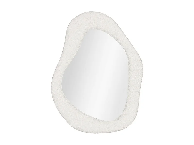 Miroir avec Cadre Bosa, Blanc, 46,5x61x3,5 cm, EPIKASA