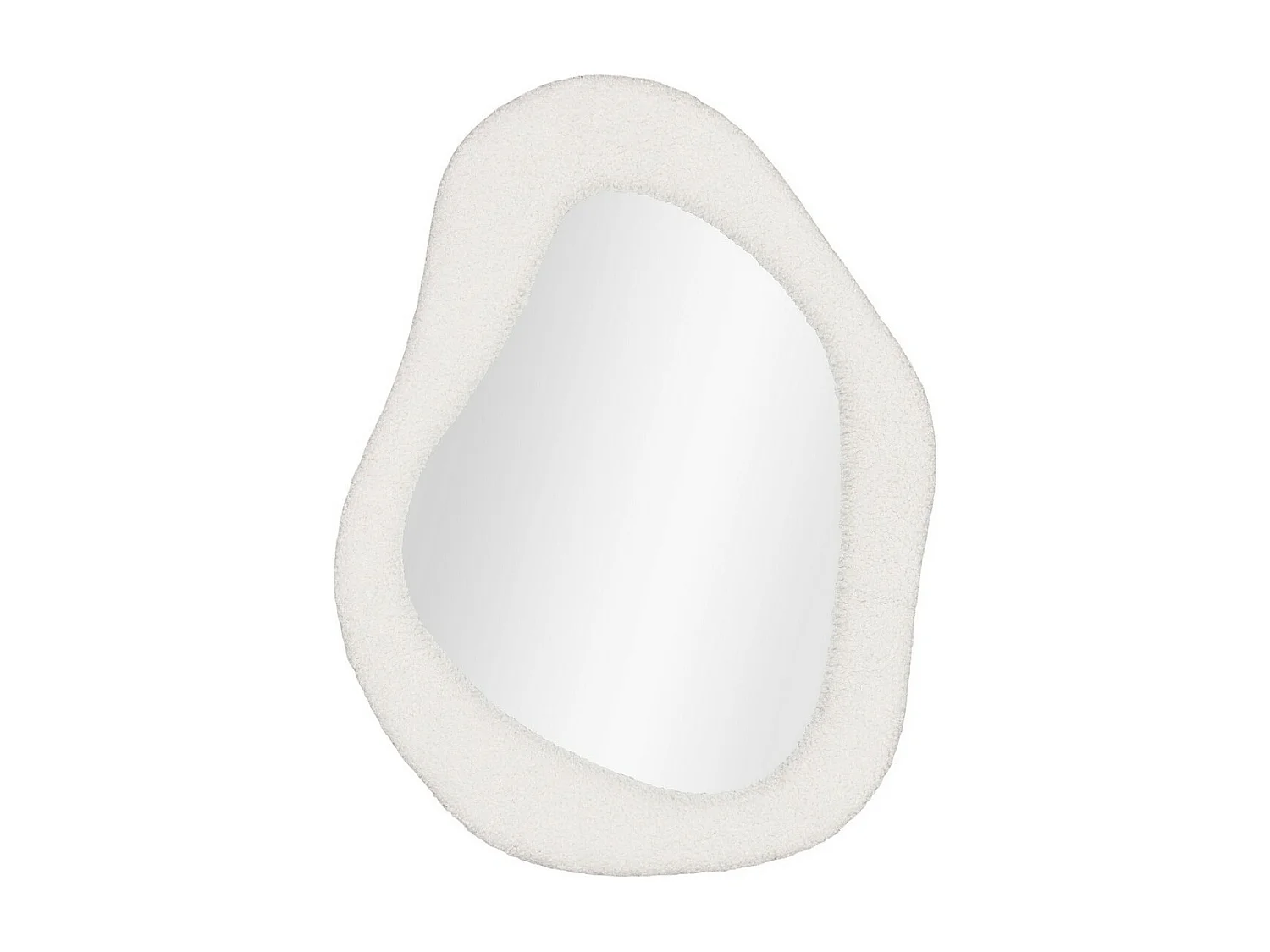 Miroir avec Cadre Bosa, Blanc, 46,5x61x3,5 cm, Seven Design