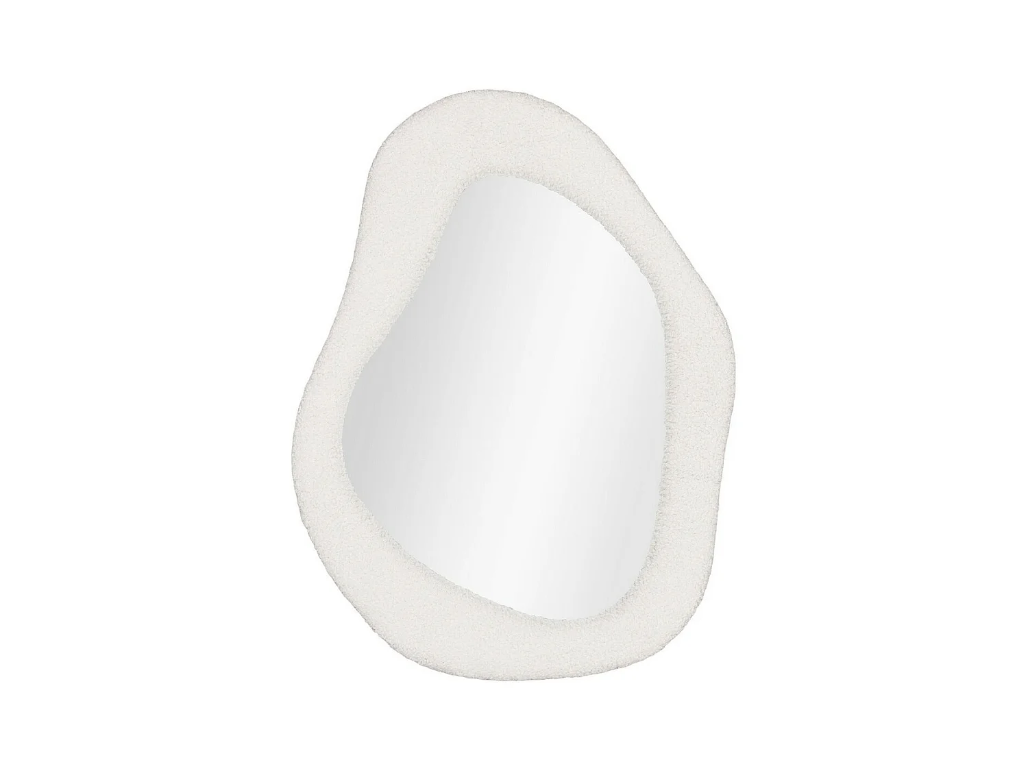 Miroir avec Cadre Bosa, Blanc, 46,5x61x3,5 cm, EPIKASA