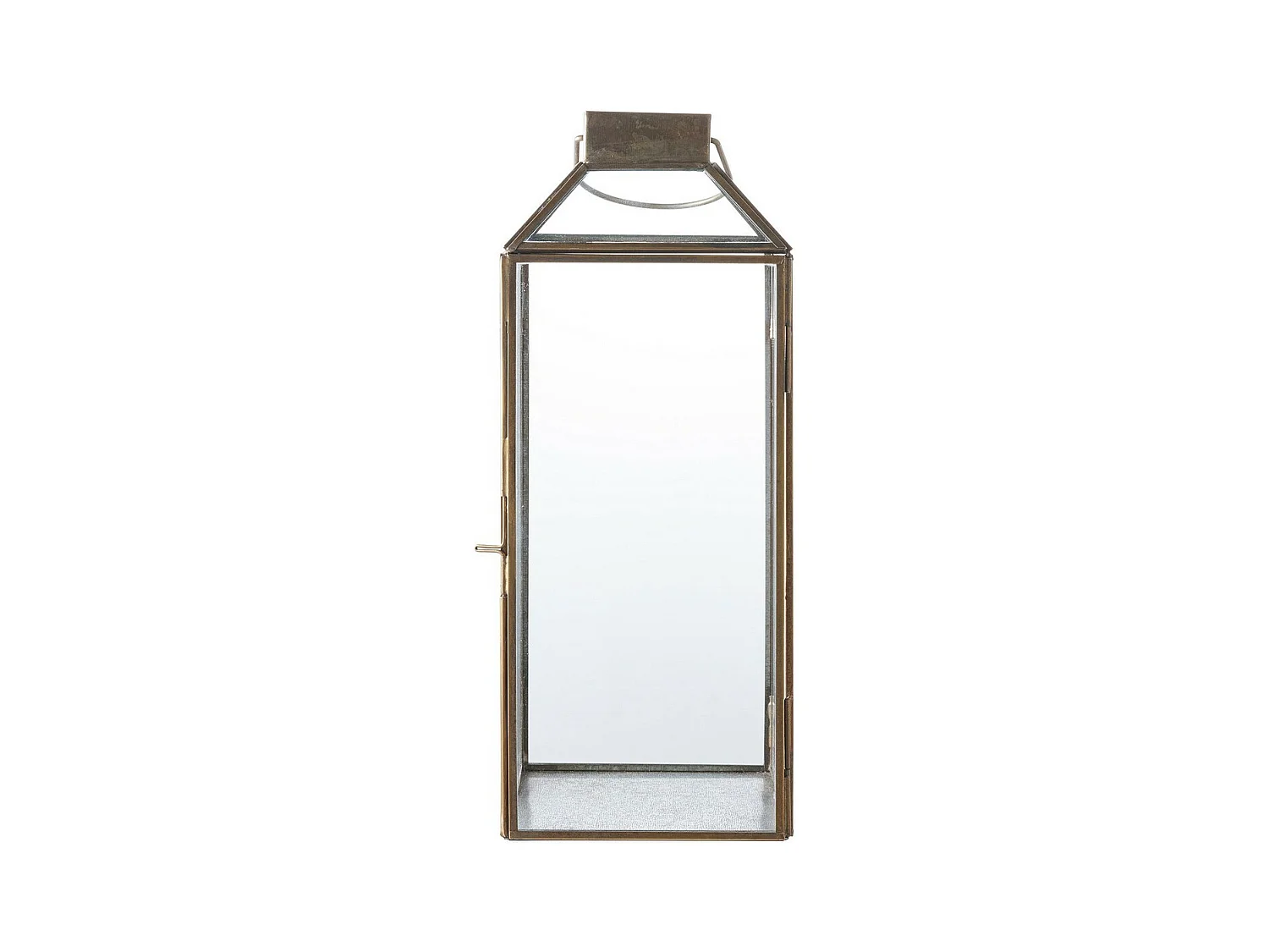 Lanterne Décorative d'Extérieur  Mysore, Laiton, 13,5x13,5x35 cm, EPIKASA