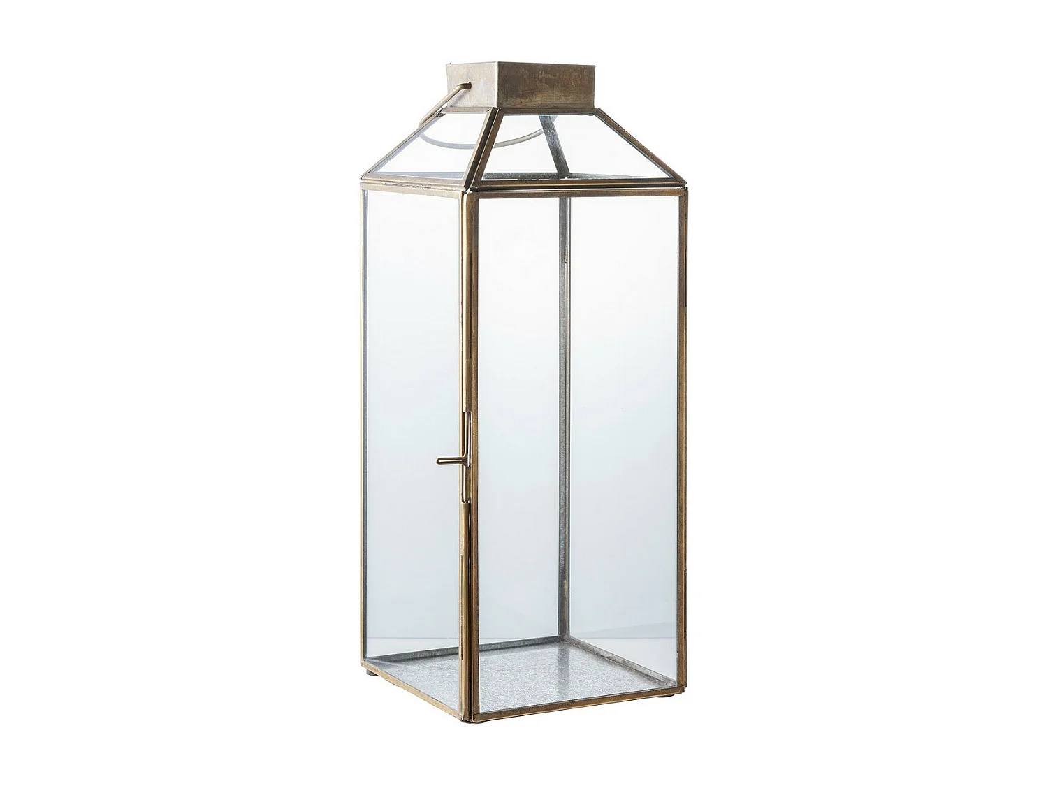 Lanterne Décorative d'Extérieur  Mysore, Laiton, 13,5x13,5x35 cm, Seven Design