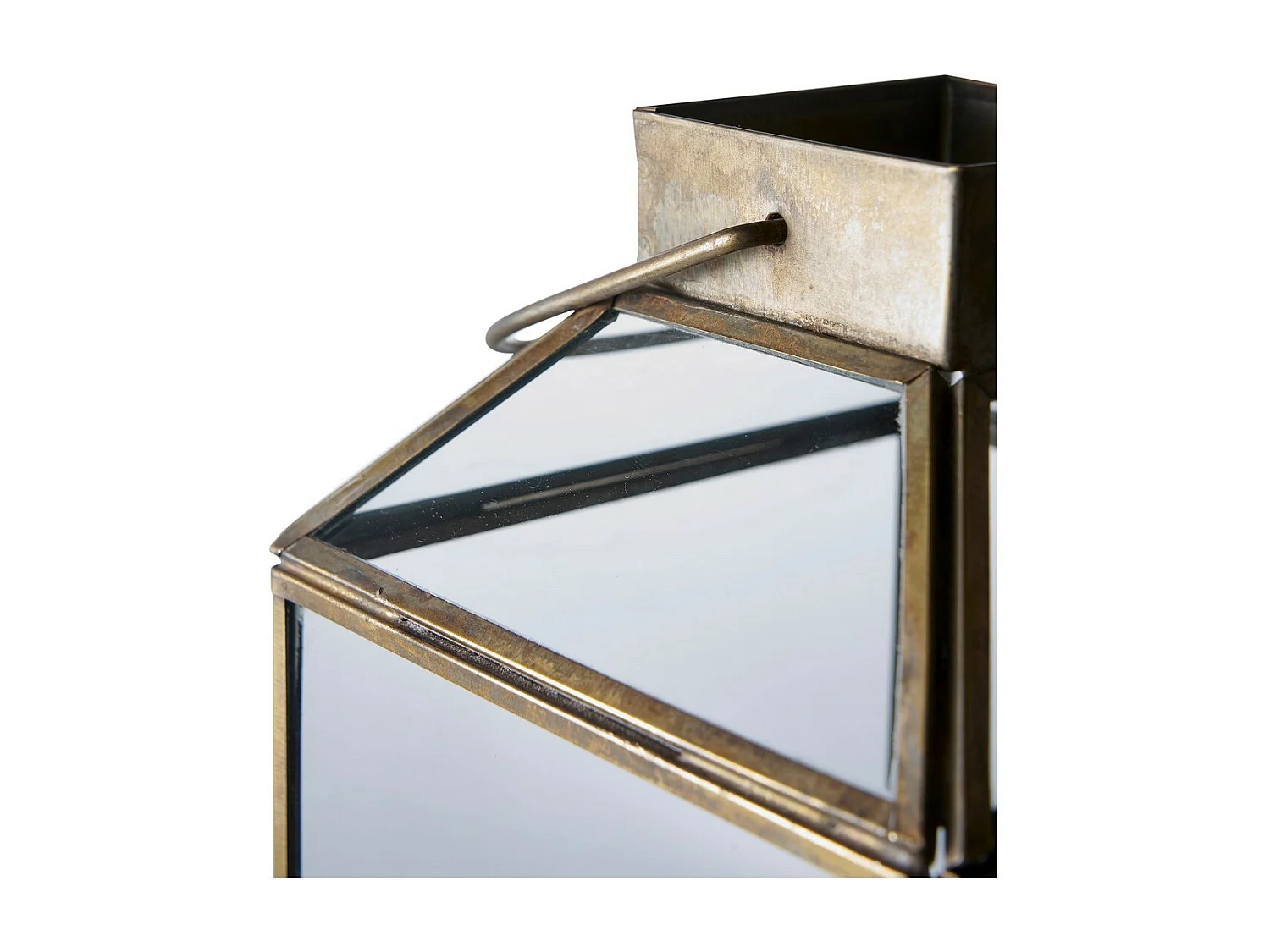 Lanterne Décorative d'Extérieur  Mysore, Laiton, 13,5x13,5x35 cm, Seven Design