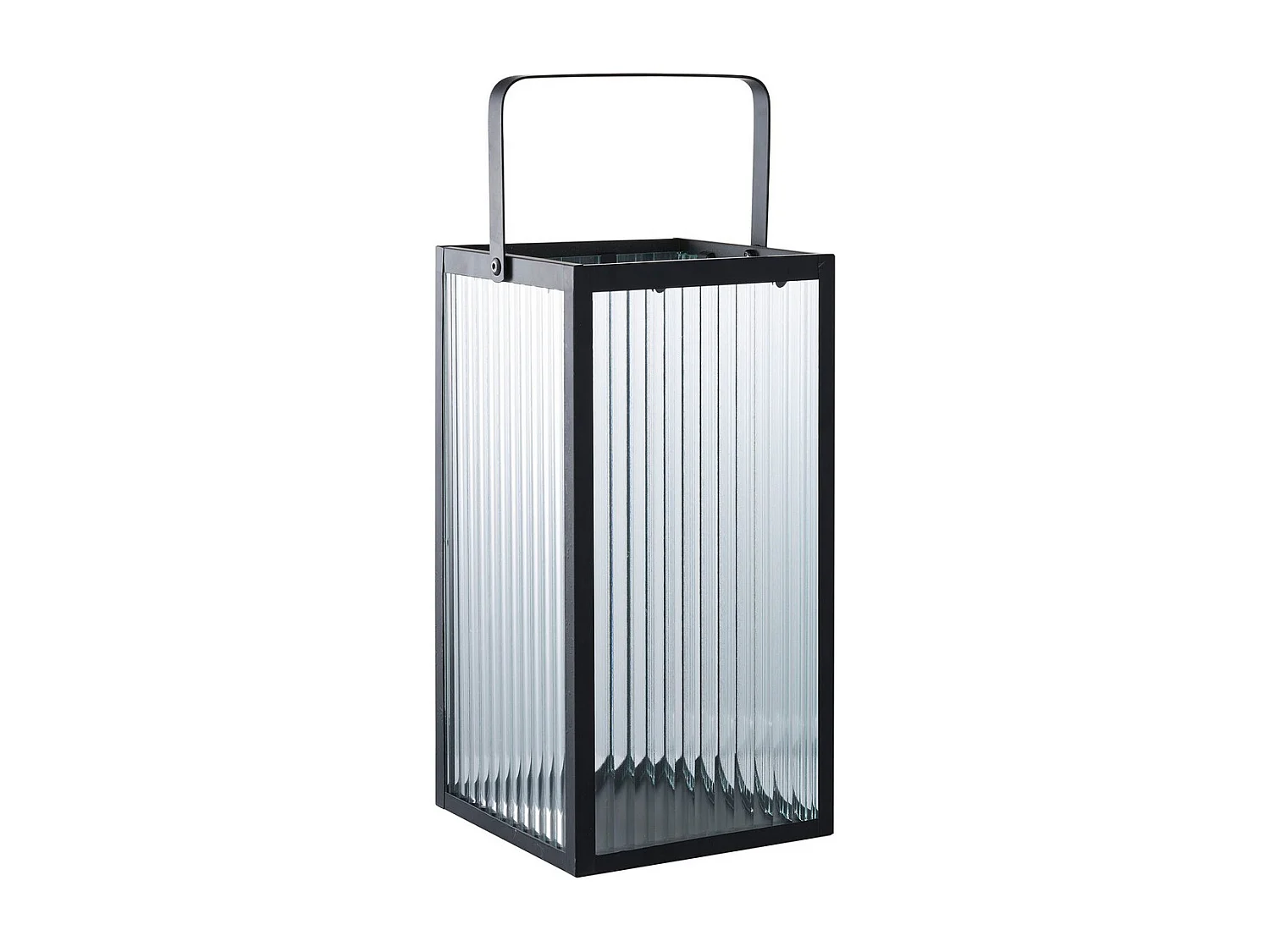 Lanterne Décorative d'Extérieur  Almonte, Noir, 15x15x30 cm, Seven Design