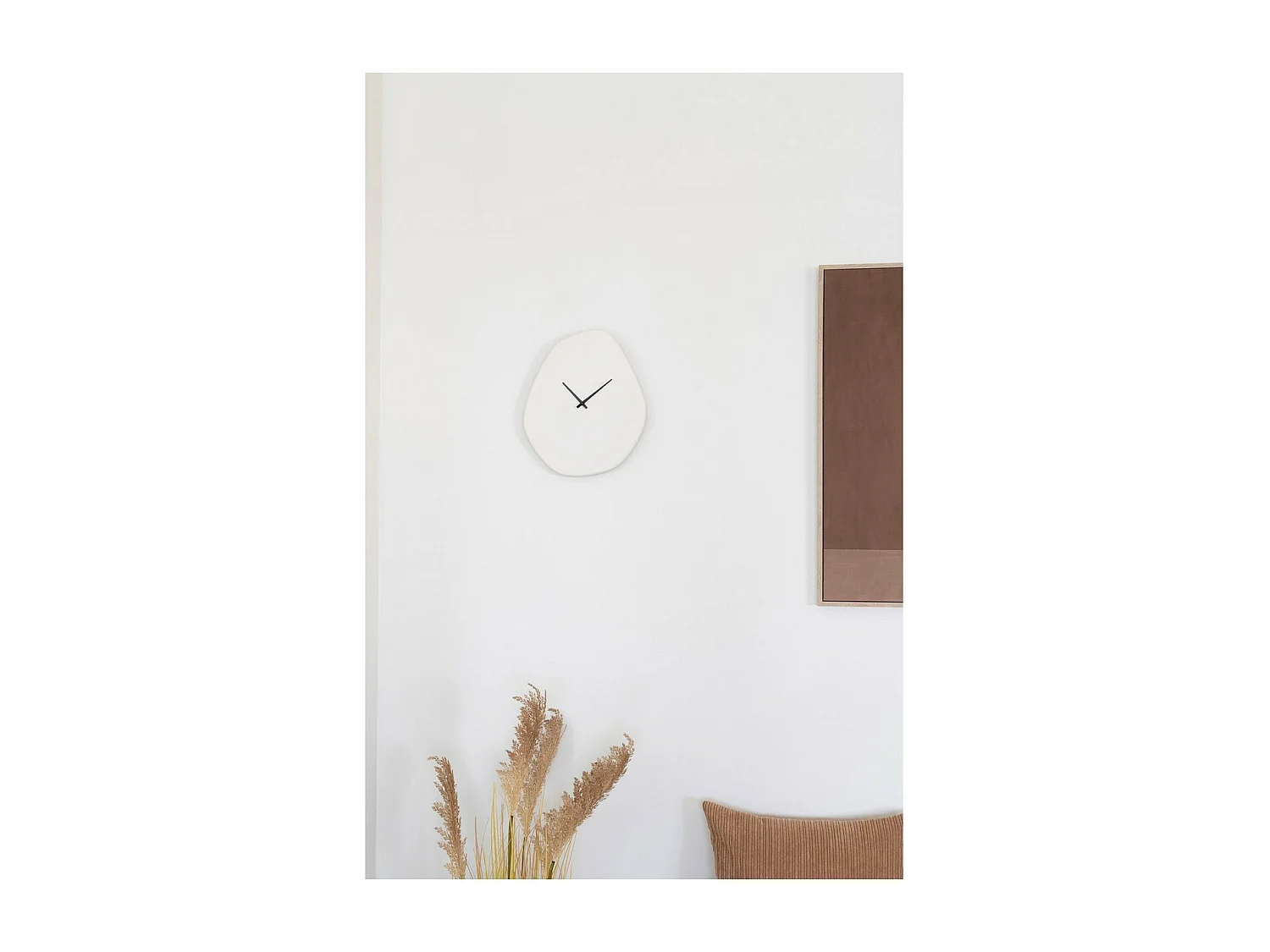 Horloge Murale Vienne, Blanc, 28x6x33 cm, Seven Design