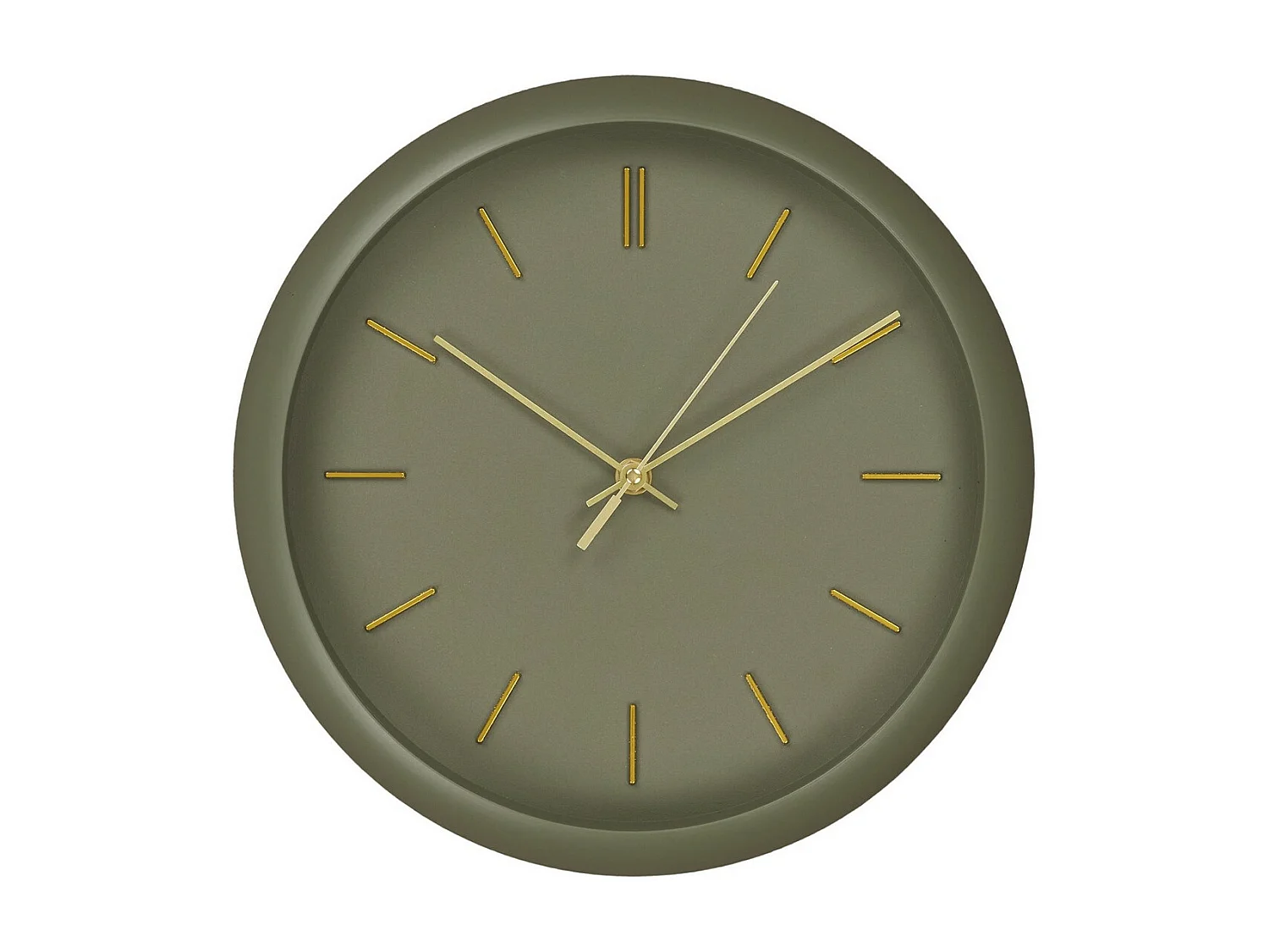 Horloge Murale Rossano, Vert, 30x4x30 cm, EPIKASA
