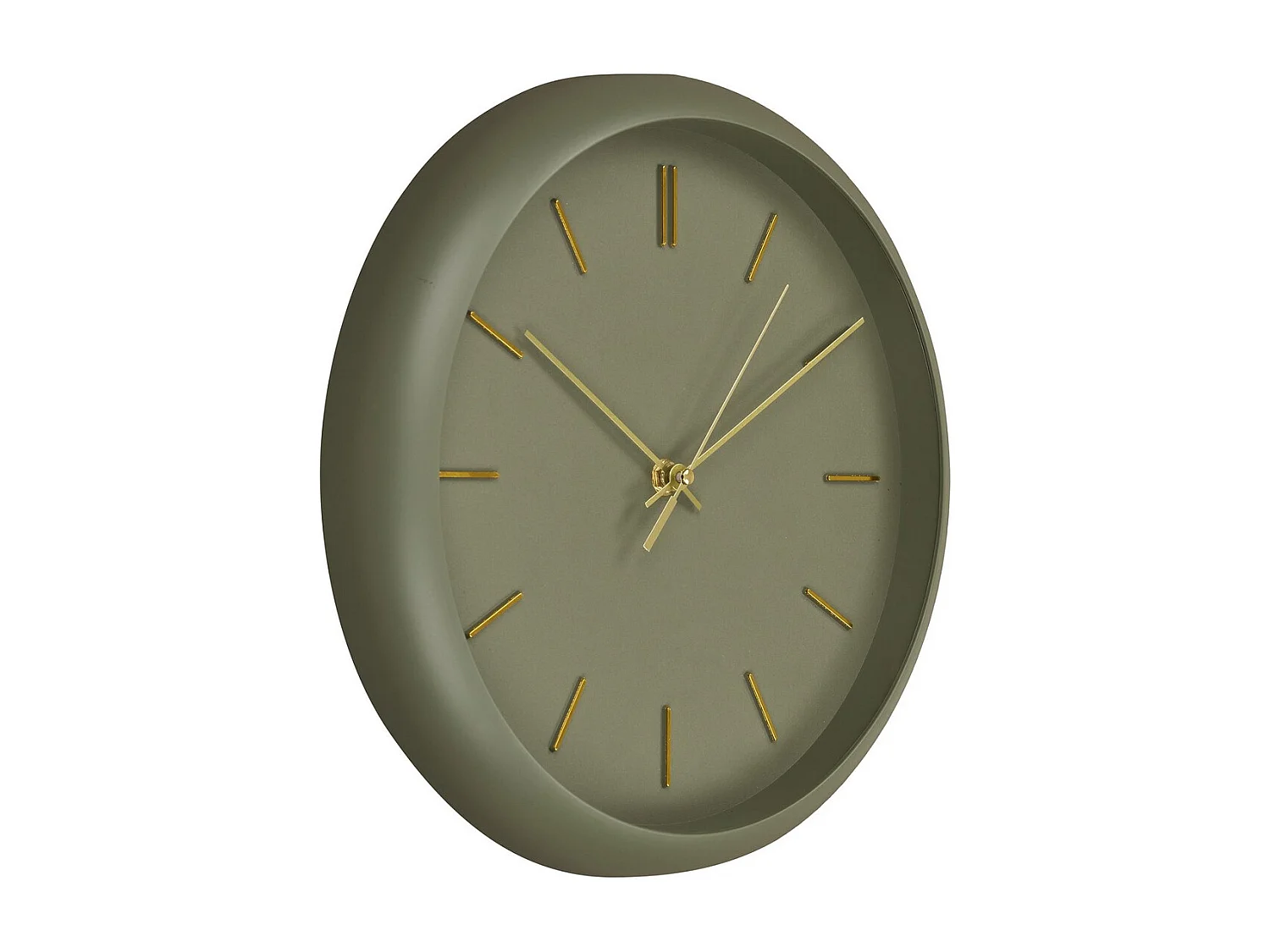 Horloge Murale Rossano, Vert, 30x4x30 cm, Seven Design