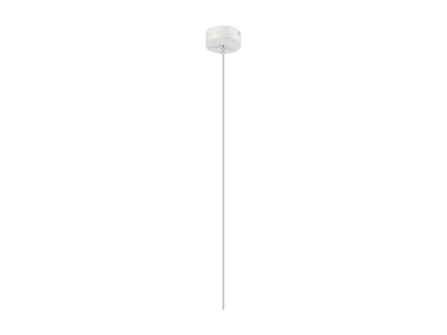 Candeeiro Suspenso Franco, Branco, 100x8x8 cm, Seven Design