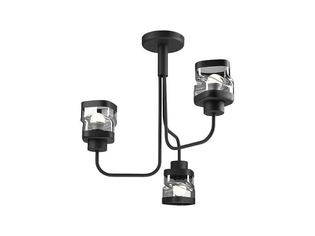 Suspension Hugo, Noir, 53x52x52 cm, EPIKASA