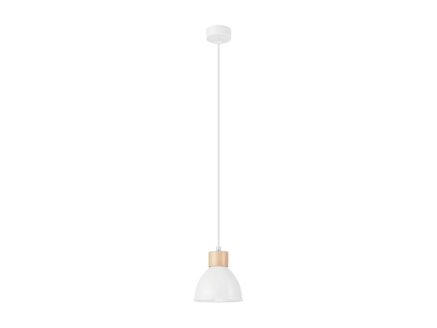 Hanglamp Nico, Wit, 108x15x15 cm, Seven Design