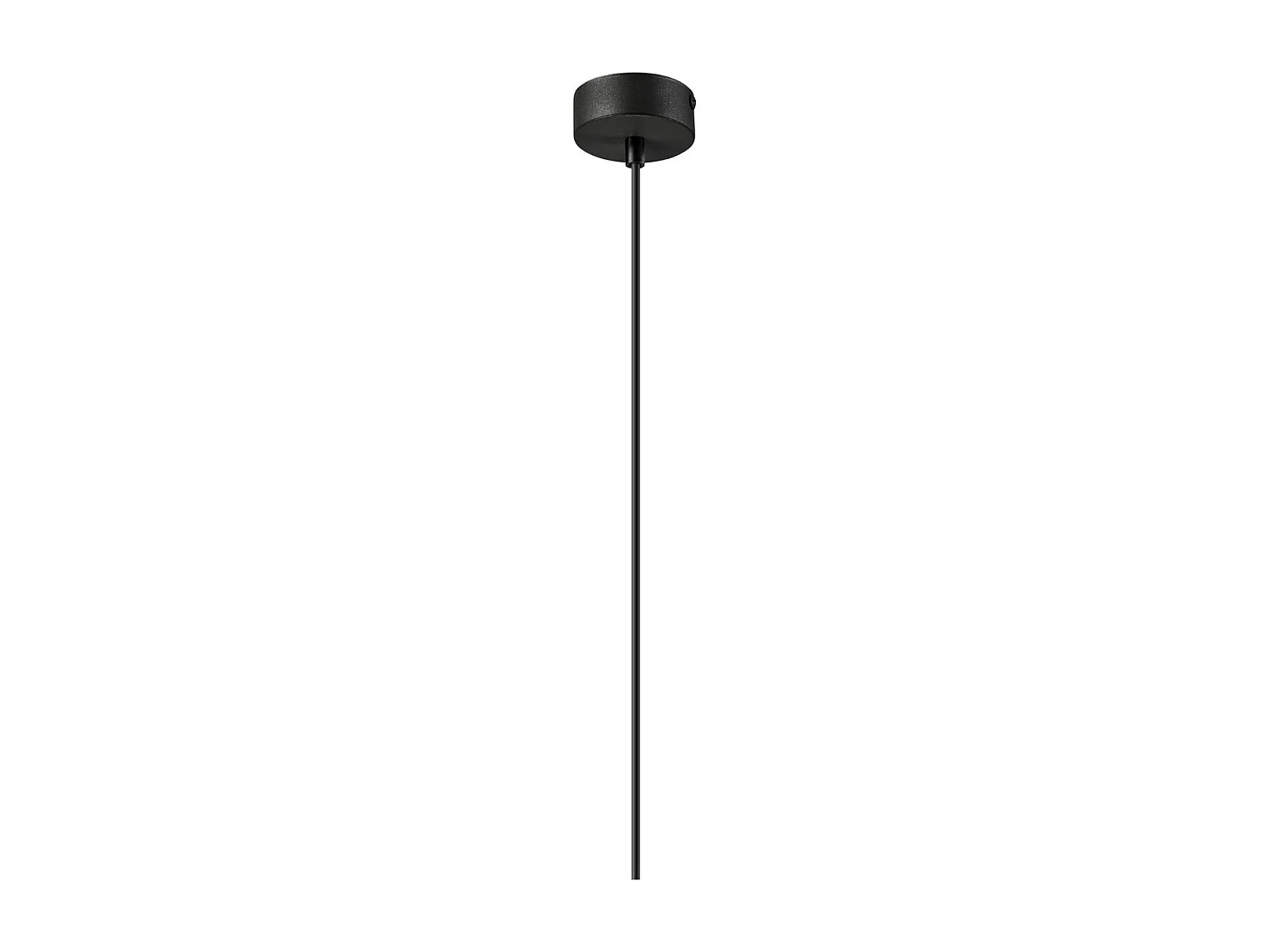 Candeeiro Suspenso Franco, Preto, 100x8x8 cm, Seven Design