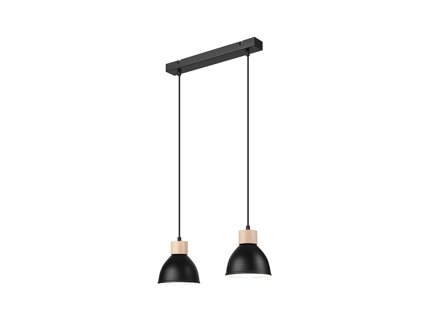 Suspension Nico, Noir, 82x48x15 cm, EPIKASA