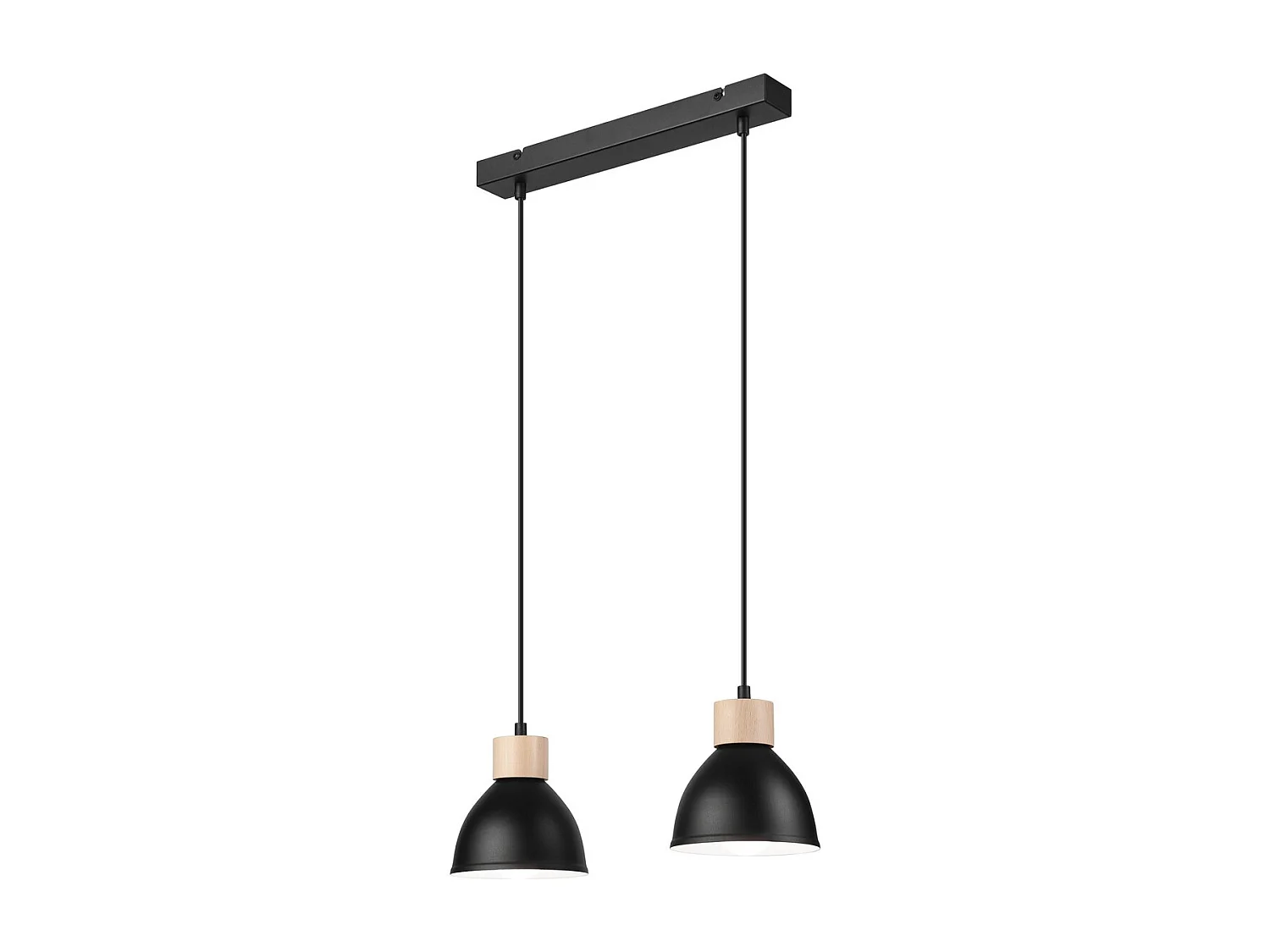 Suspension Nico, Noir, 82x48x15 cm, Seven Design