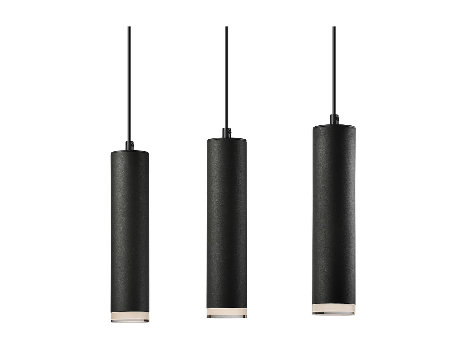 Suspension Franco, Noir, 90x50x8 cm, Seven Design