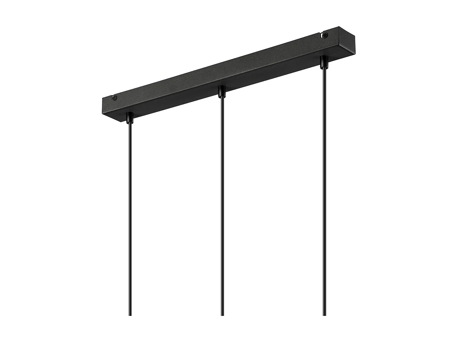 Suspension Franco, Noir, 90x50x8 cm, Seven Design