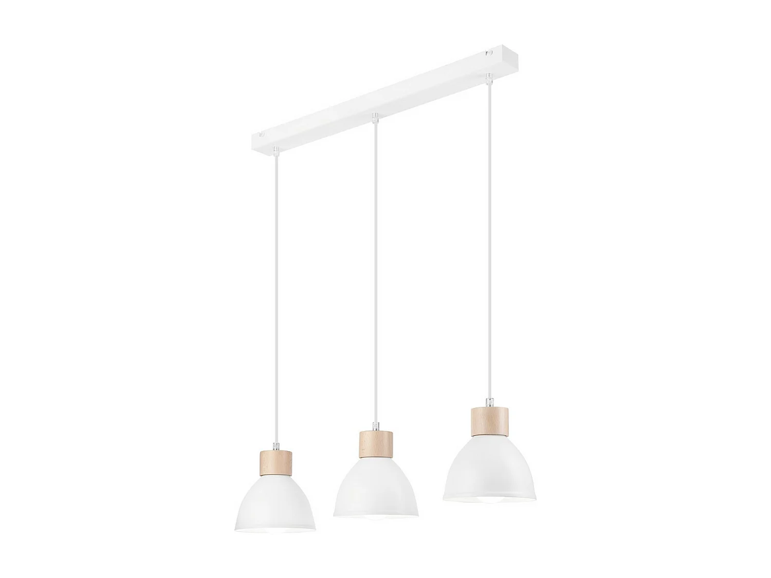 Suspension Nico, Blanc, 80x70x15 cm, Seven Design