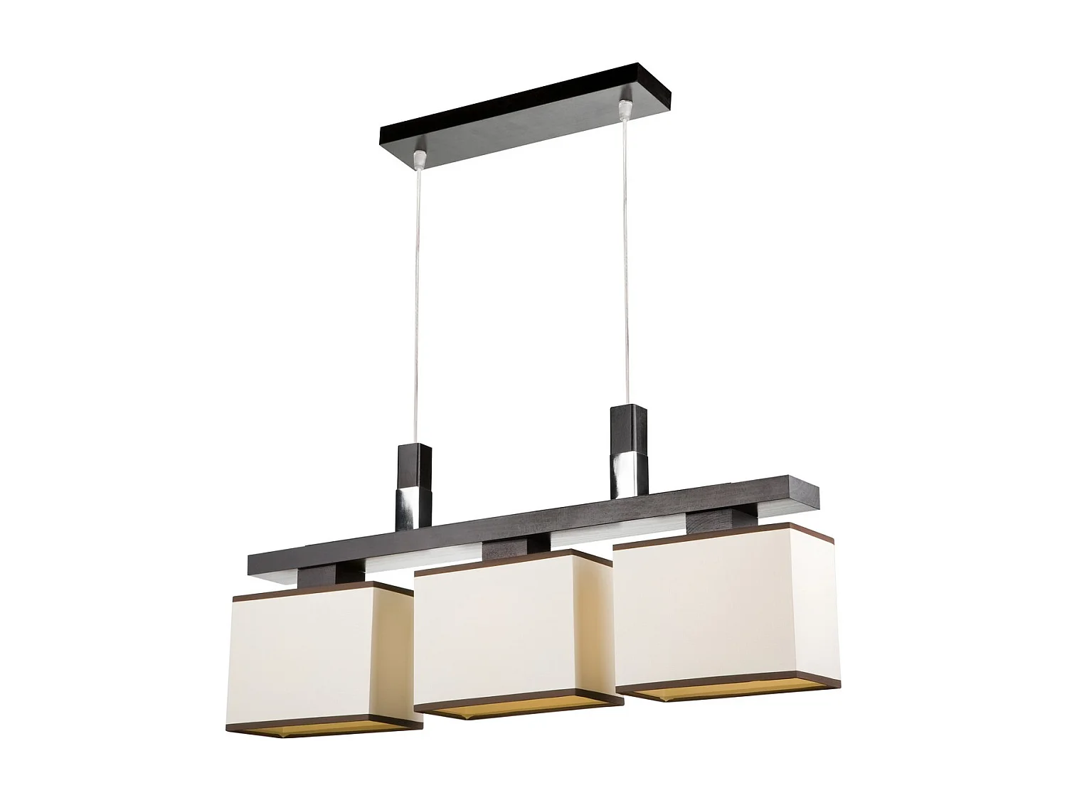 Lampada a Sospensione Amelia, Nero, 68x70x15 cm, Seven Design