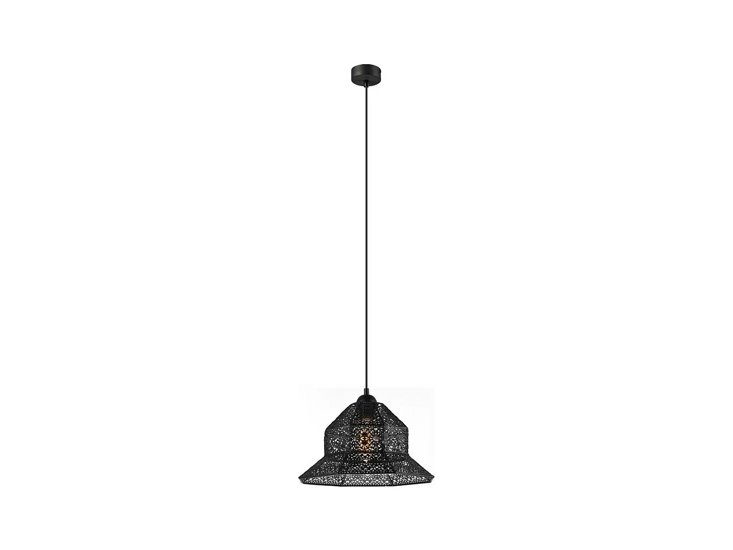 Suspension Samara, Noir, 108x34x34 cm, EPIKASA