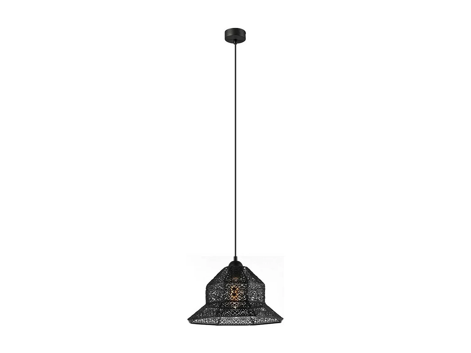 Suspension Samara, Noir, 108x34x34 cm, Seven Design