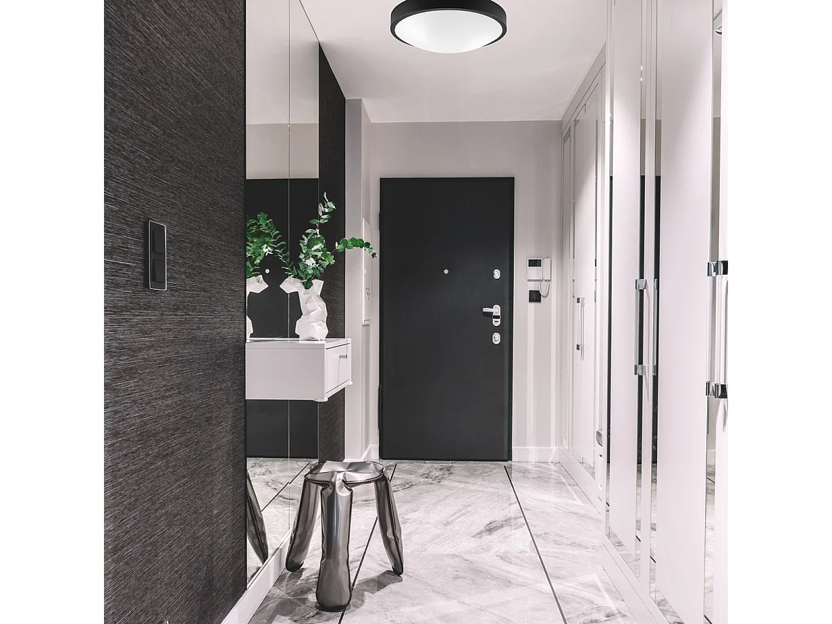 Lampa Sufitowa Jonas, Czarny, 8x36x36 cm, Seven Design