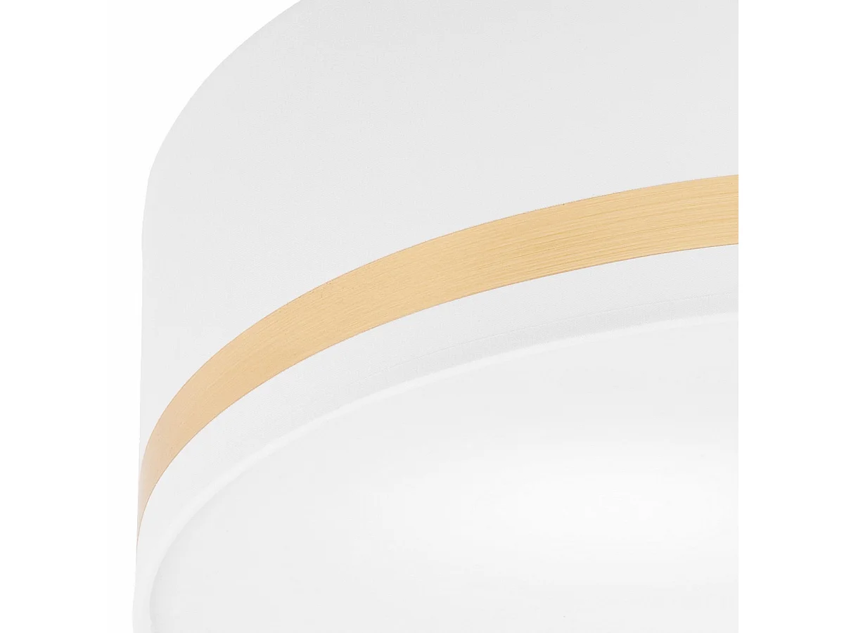 Plafonnier Gloria, Blanc, 16x45x45 cm, Seven Design