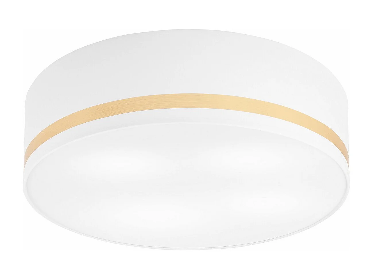 Plafonnier Gloria, Blanc, 16x45x45 cm, Seven Design