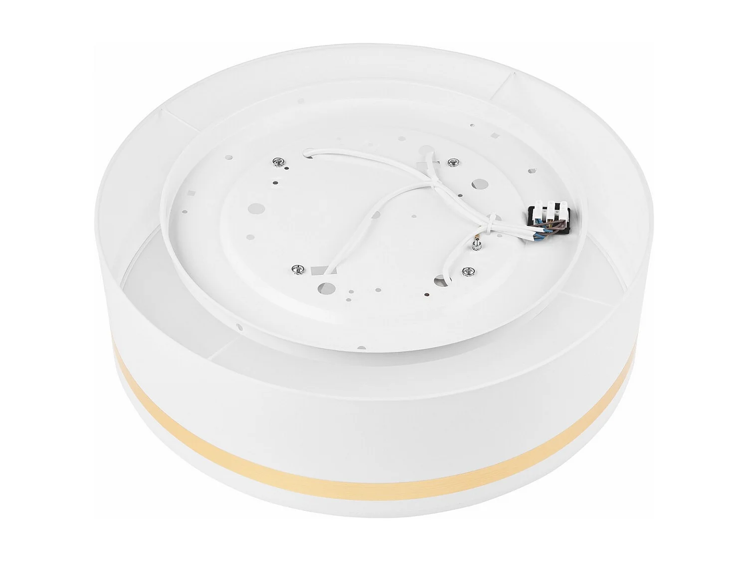 Plafonnier Gloria, Blanc, 16x45x45 cm, Seven Design