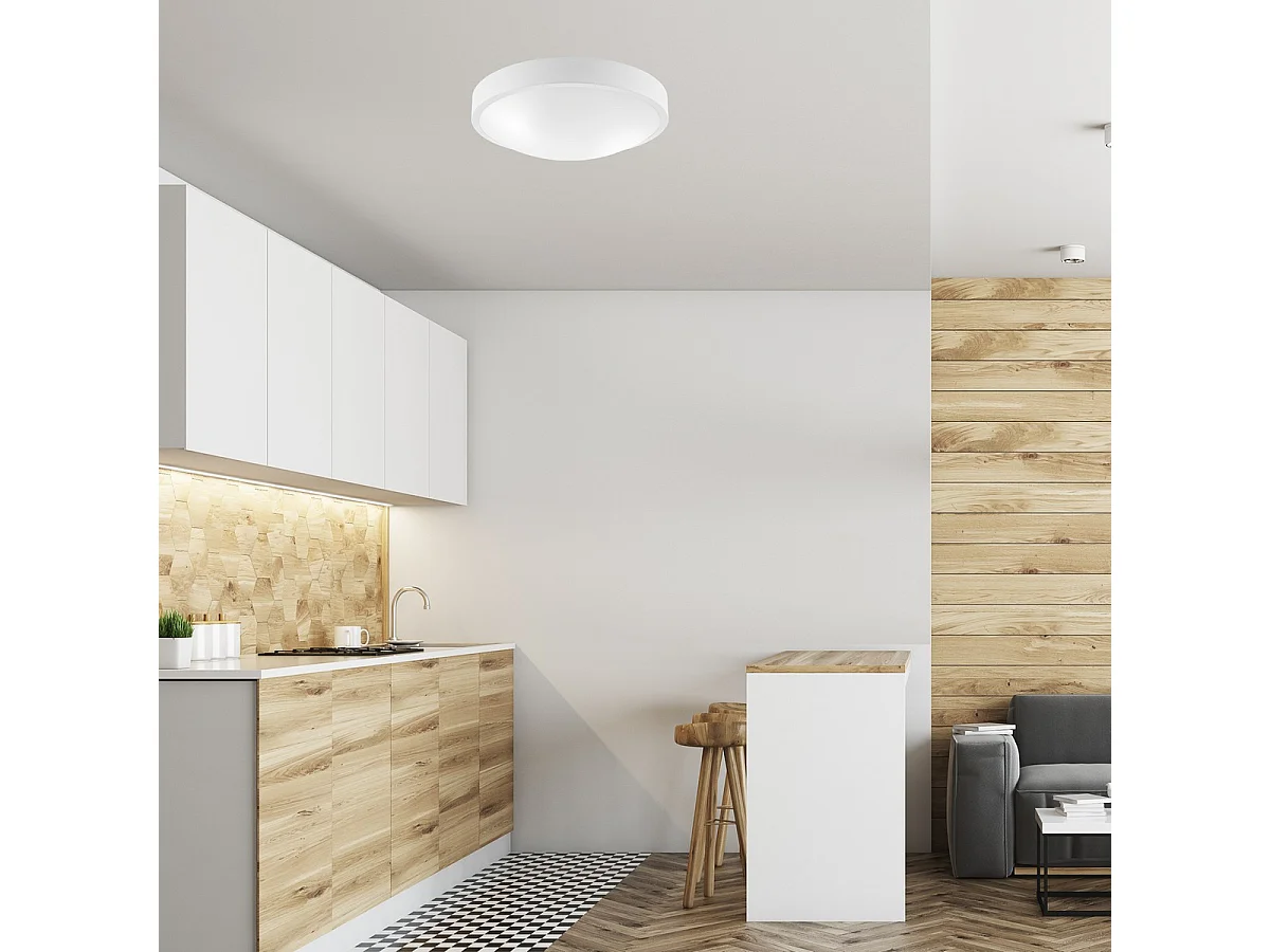 Lampa Sufitowa Jonas, Biały, 8x36x36 cm, Seven Design