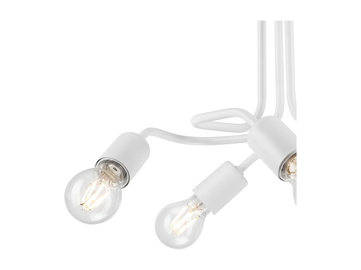 Candeeiro de Teto Charlie, Branco, 26x44x40 cm, Seven Design