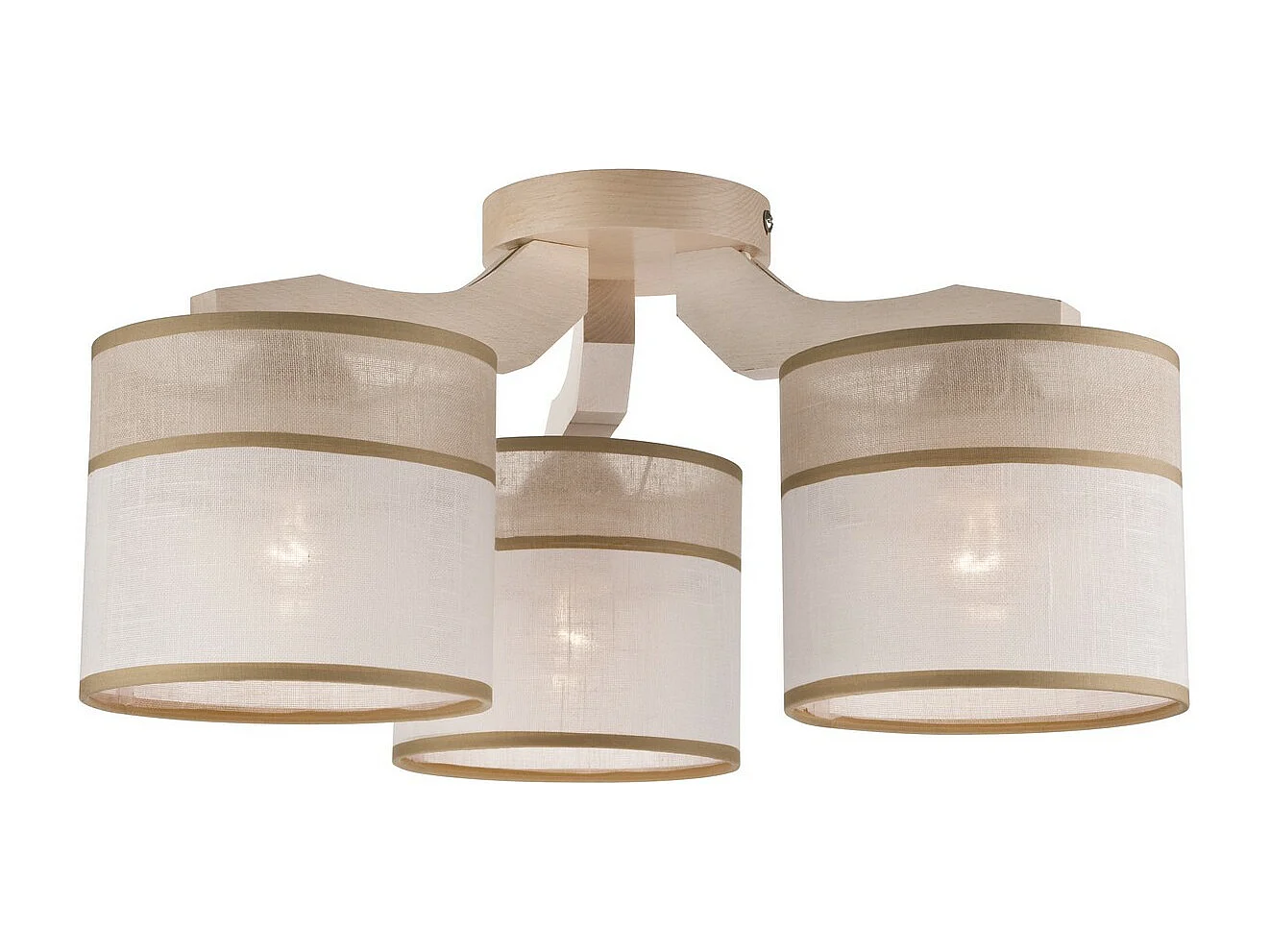 Plafondlamp Andrea, Wit, 23x40x4 cm, Seven Design