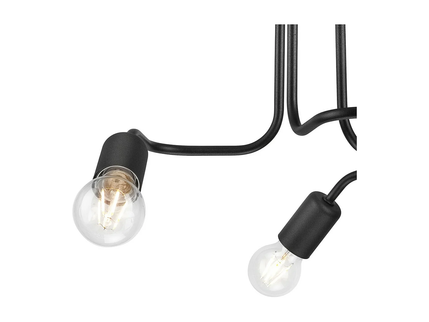 Lampa Sufitowa Charlie, Czarny, 26x40x40 cm, Seven Design