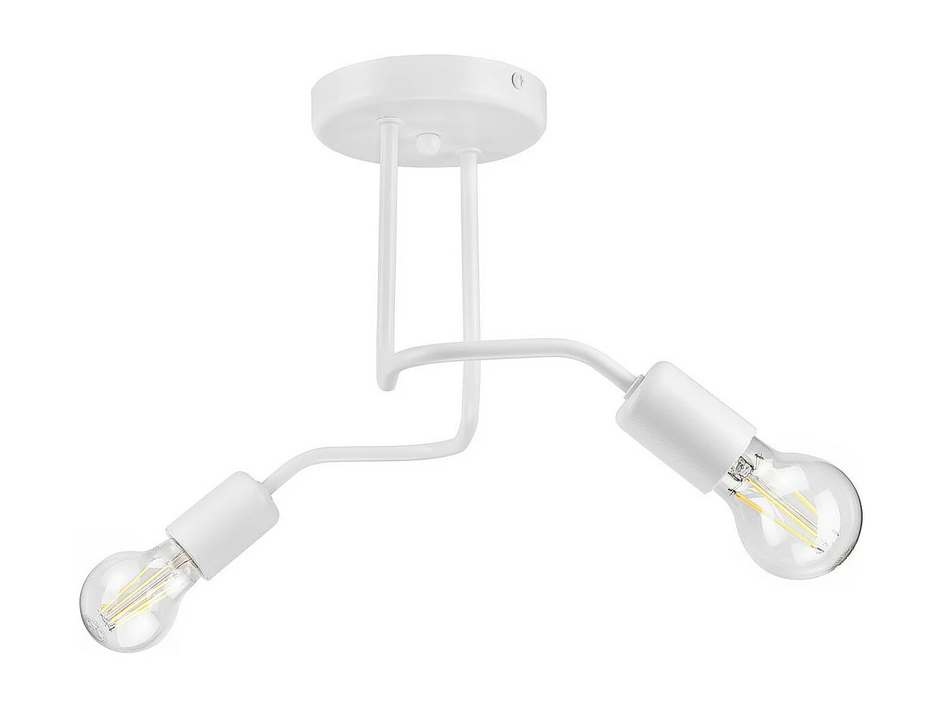 Lampa Sufitowa Charlie, Biały, 26x45x32 cm, Seven Design