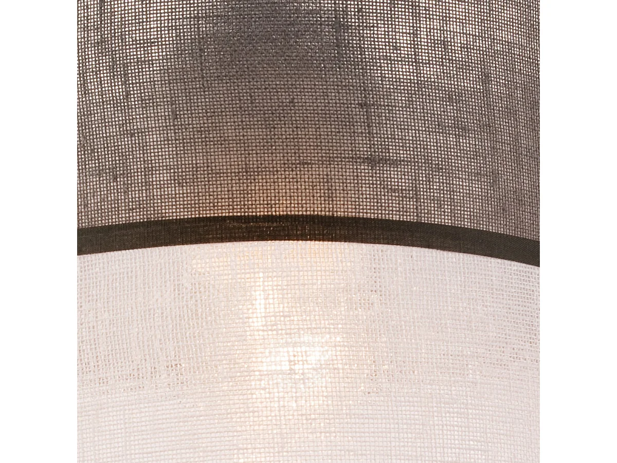 Lampada a Soffitto Andrea, Grigio, 25x16x16 cm, Seven Design