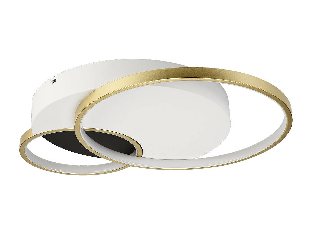 Plafonnier Benito, Blanc, 7x57x57 cm, Seven Design