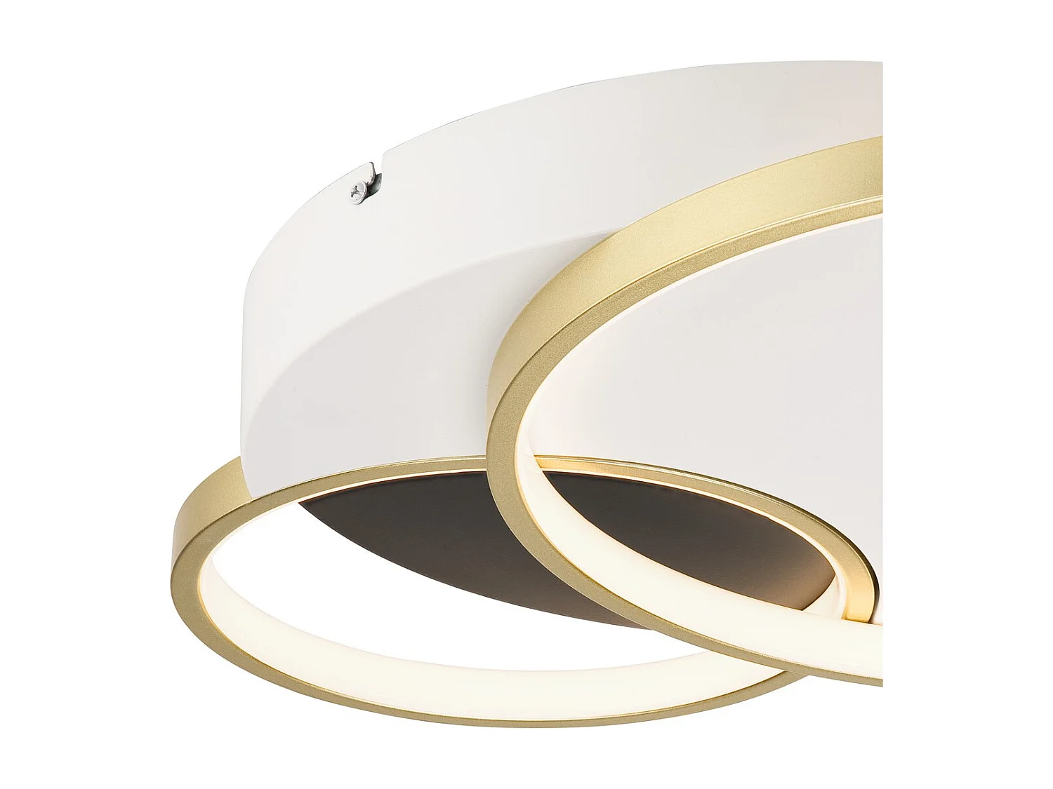 Plafonnier Benito, Blanc, 7x57x57 cm, Seven Design