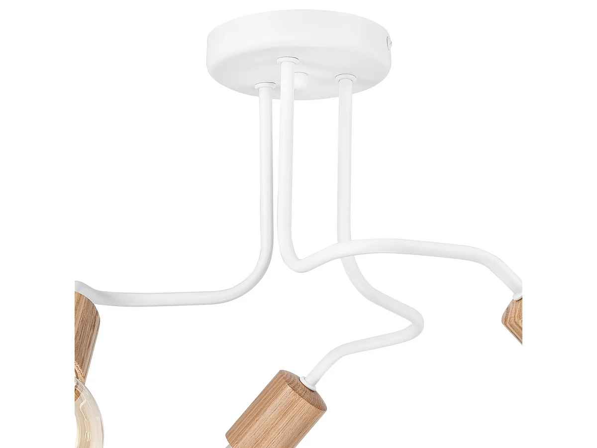 Lampa Sufitowa Conor, Biały, 26x40x40 cm, Seven Design