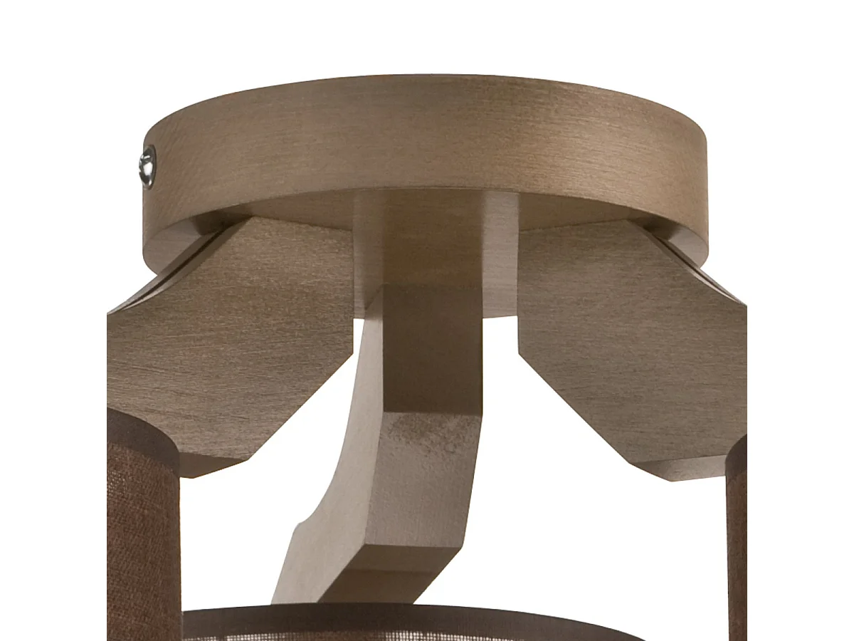 Plafonnier Andrea, Marron, 23x40x4 cm, Seven Design