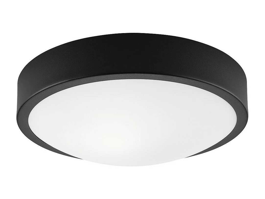 Plafondlamp Jonas, Zwart, 8x26x26 cm, Seven Design