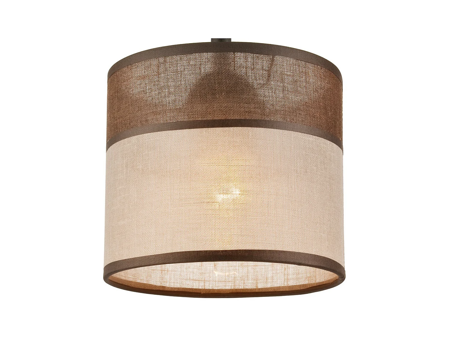 Lampada a Soffitto Andrea, Marrone, 25x16x16 cm, Seven Design
