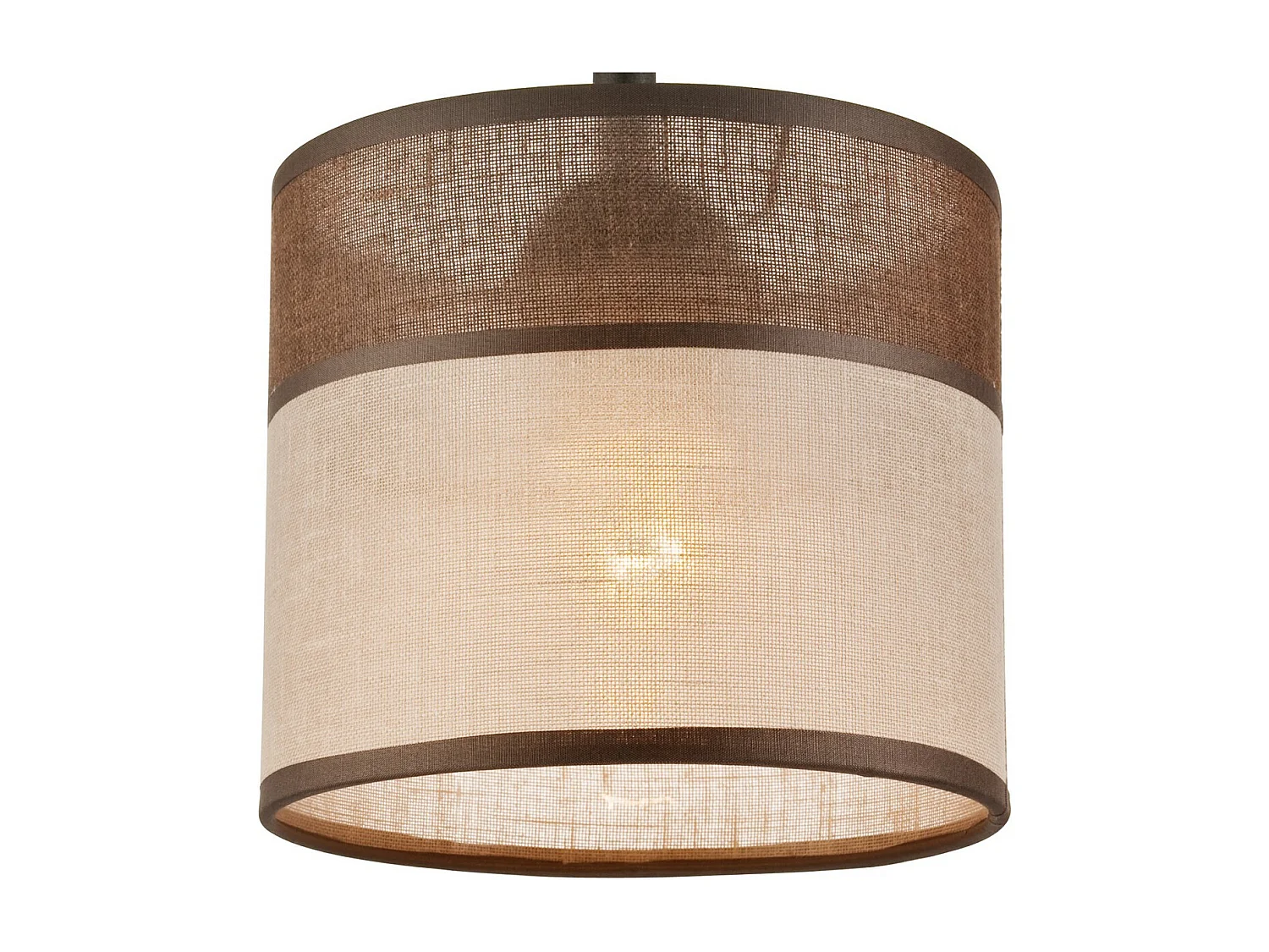 Plafonnier Andrea, Marron, 25x16x16 cm, Seven Design